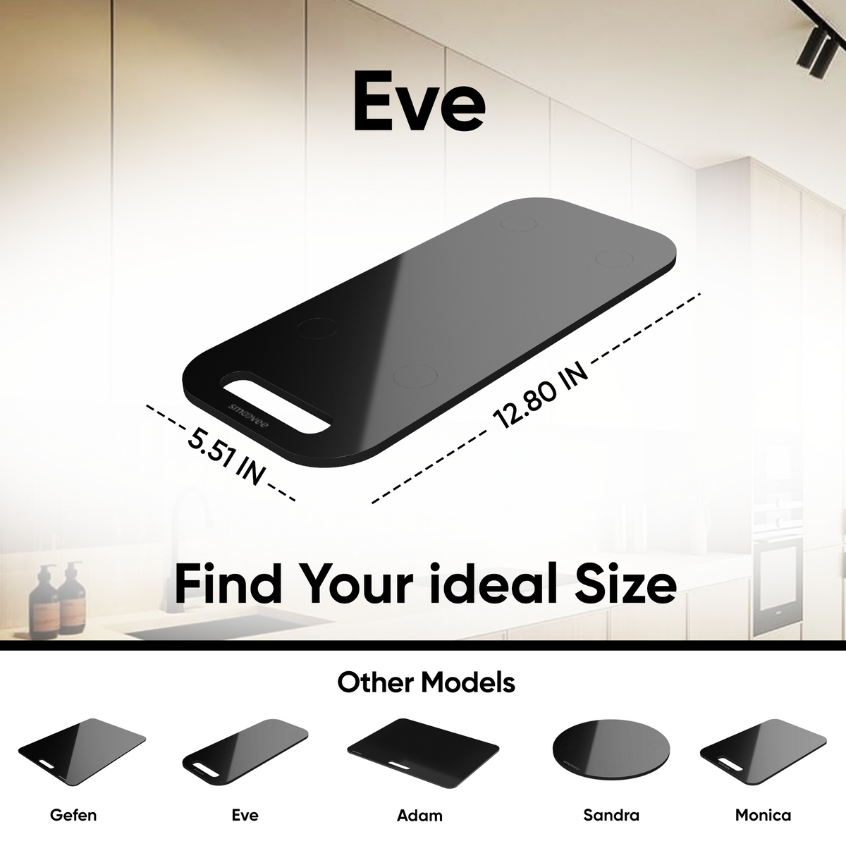 Smoovee Eve - sliding surface 5.5x12.7 Inch