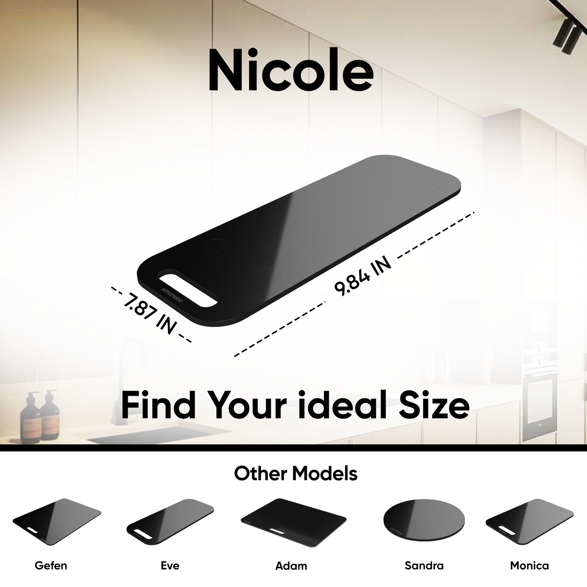 Smoovee Nicole - sliding surface 5.5x15.9 Inch